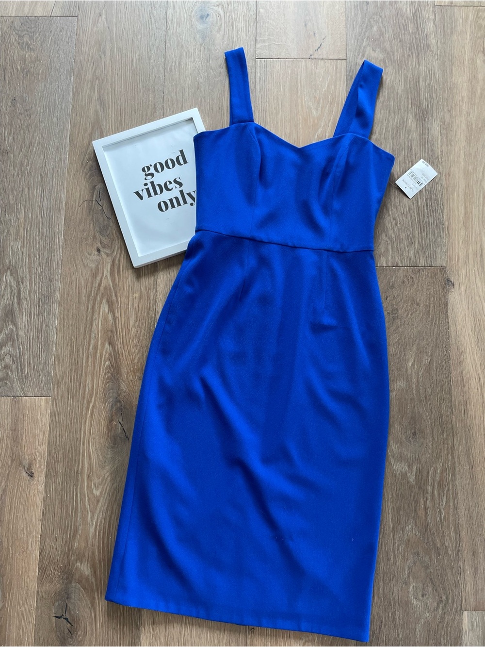 Dress the Population Royal Blue Sleeveless Sheath Dress